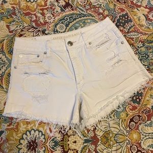 Distressed Jean Shorts